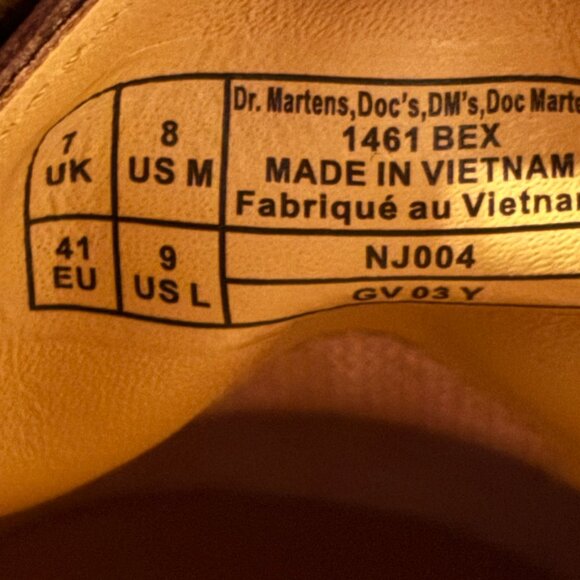 DR. MARTEN 1461 BEX PLATFORM OXFORD - Picture 4 of 7